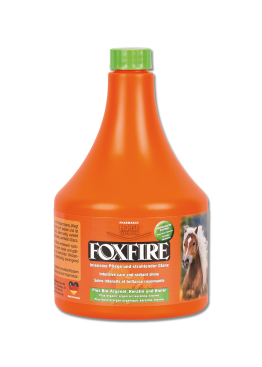 Спрей для догляду за гривою та хвостом "FOXFIRE HAIR SHINE SPRAY" 1л - HORSE fitform