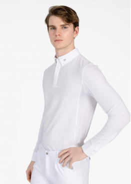 Поло чоловіче трунірне "Focus" (White) - Maximilian